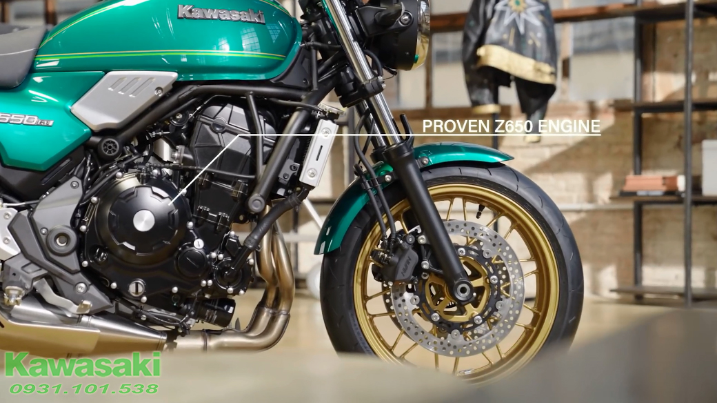 Kwasaki Z650RS 2023 màu đen chính hãng giá rẻ