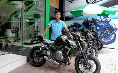 Giá xe Kawasaki Z650 ABS 218 triệu đồng