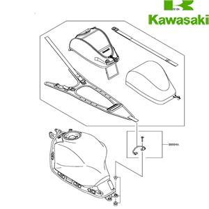 KIT-ACCESSORY,TANK BAG BRACKET Z - Z650