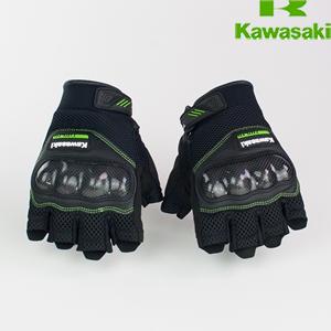 MESH PROTECTION  HALF FINGER GLOVE BLK