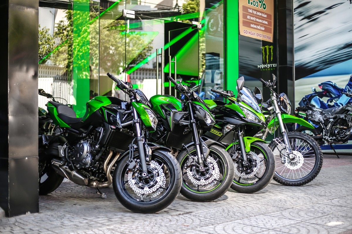 showroon Kawasaki Motorrock tại Quận 1