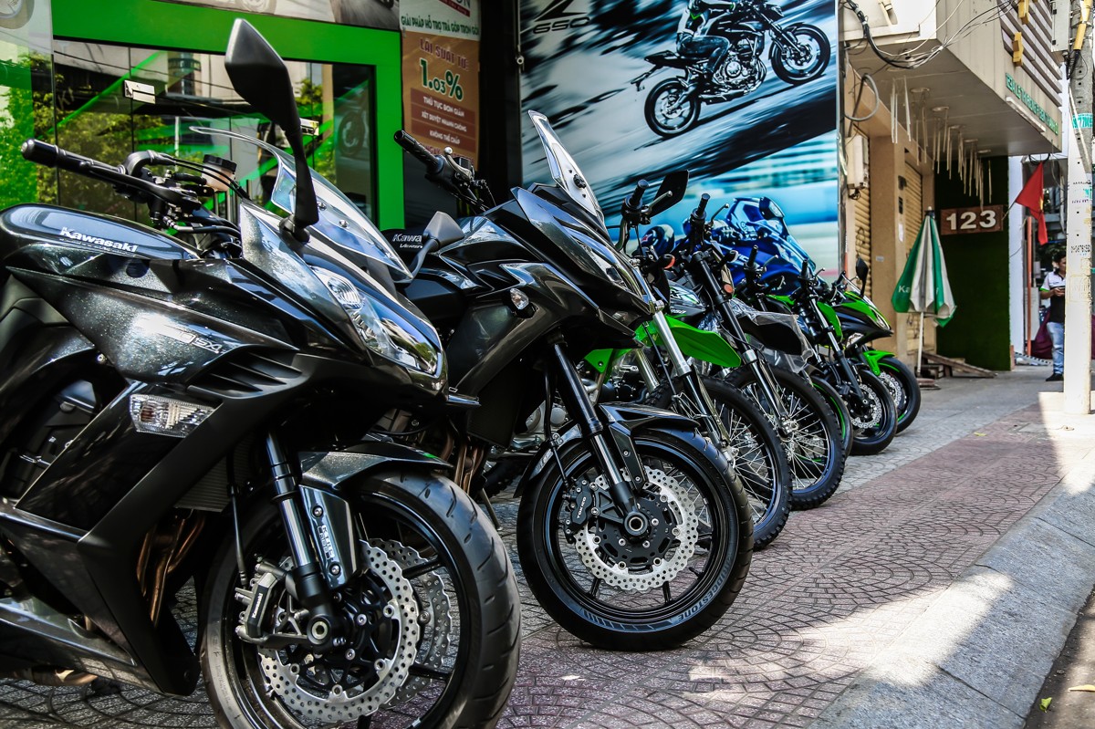 showroon Kawasaki Motorrock tại Quận 1