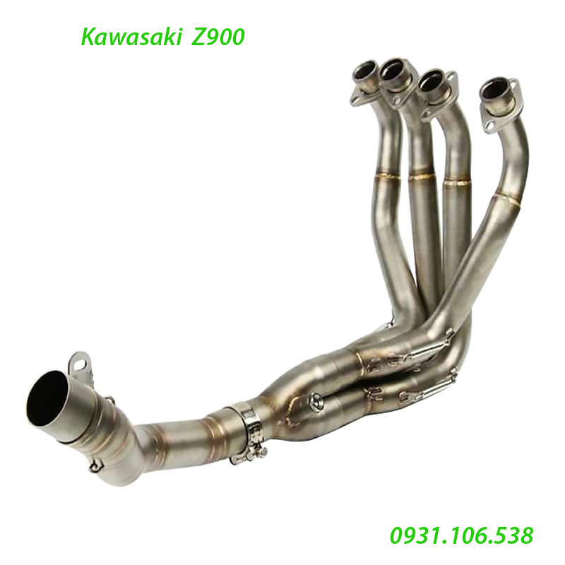 cổ pô Kaasaki Z900 Inox cao cấp