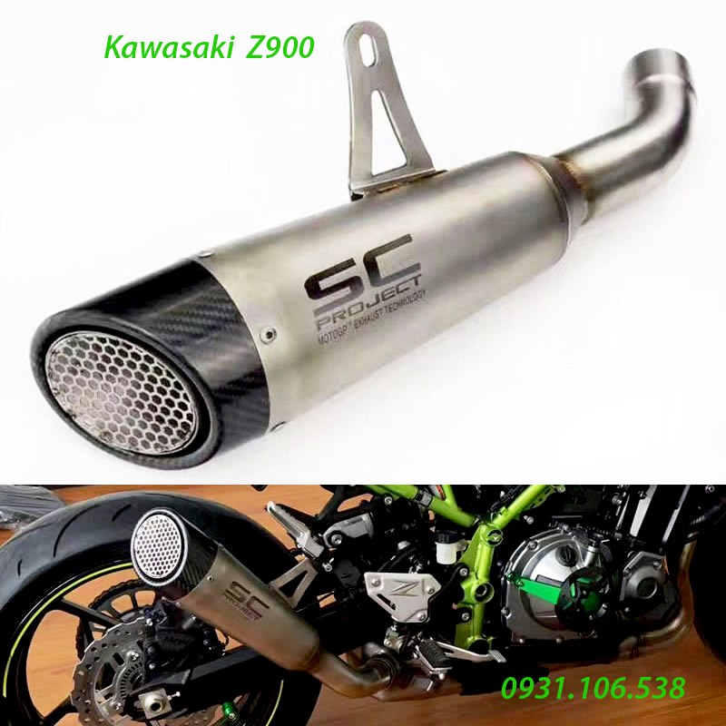 Pô SC gắn kawasaki Z900
