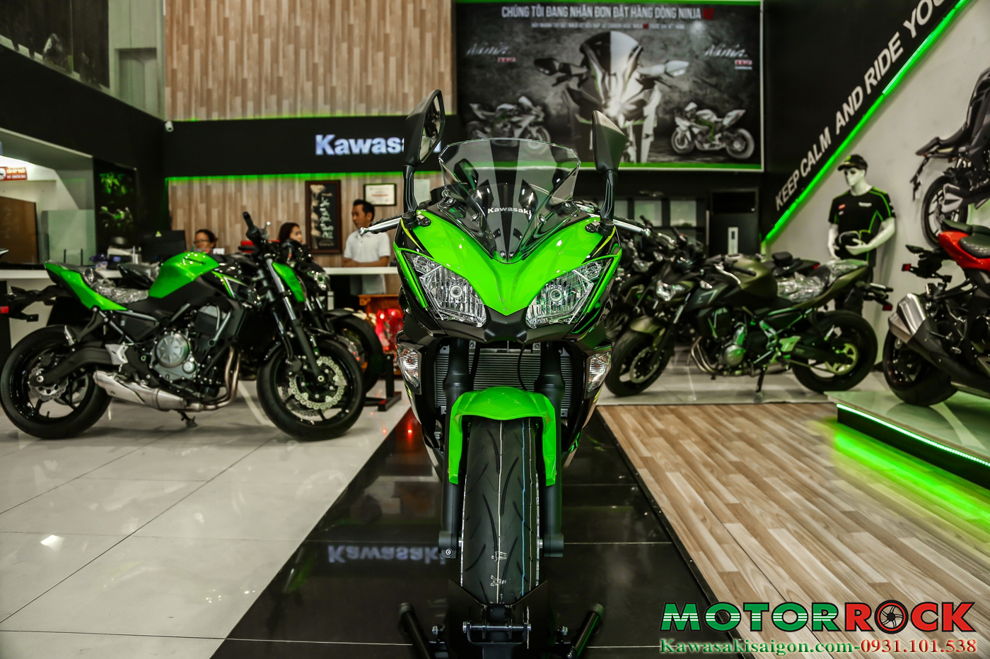 Showroom Kawasaki Motorrock Quận 1 HCM
